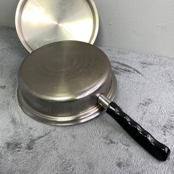 Vita Craft Skillet with Lid 8.5" Saucepan 5309 Nicromium Steel USA - Picture 4 of 4